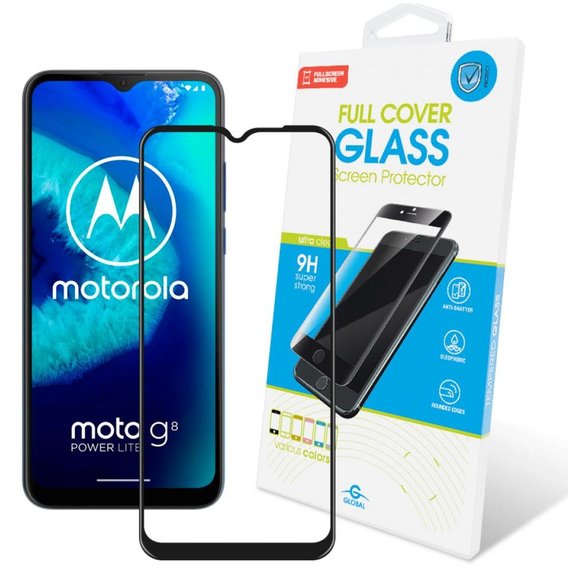 Аксессуар для смартфона Global Tempered Glass Full Glue Black for Motorola G8 Power Lite
