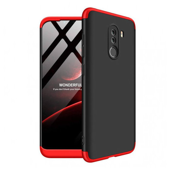 Аксессуар для смартфона LikGus Case 360° Black/Red for Xiaomi Pocophone F1