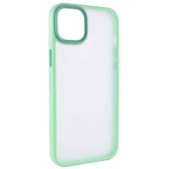 Аксессуар для iPhone Mobile Case TPU+PC Metal Buttons Mint for iPhone 14