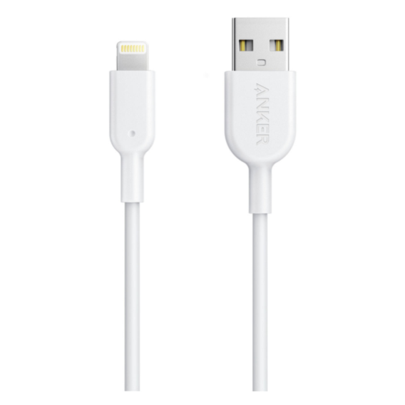 Кабель ANKER USB Cable to Lightning Powerline II V2 90cm White (A8432H21)