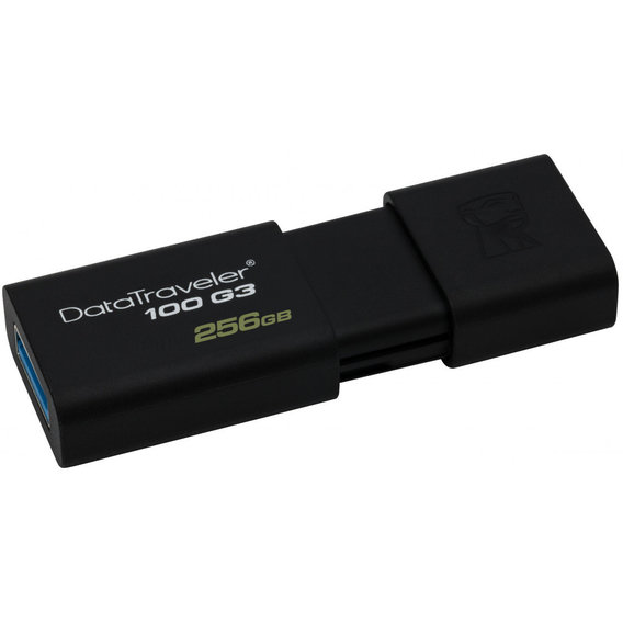 USB-флешка Kingston 256GB DataTraveler 100 G3 USB 3.0 Black (DT100G3/256GB)