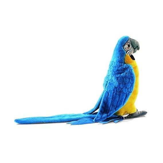 Мягкая игрушка Hansa Ара золотисто-голубой 72 cm.H