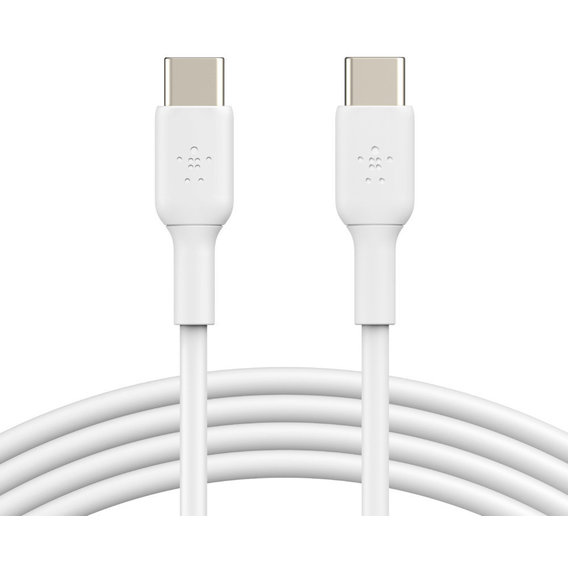 Кабель Belkin Cable USB-С to USB-С PVC 1m White (CAB003BT1MWH)