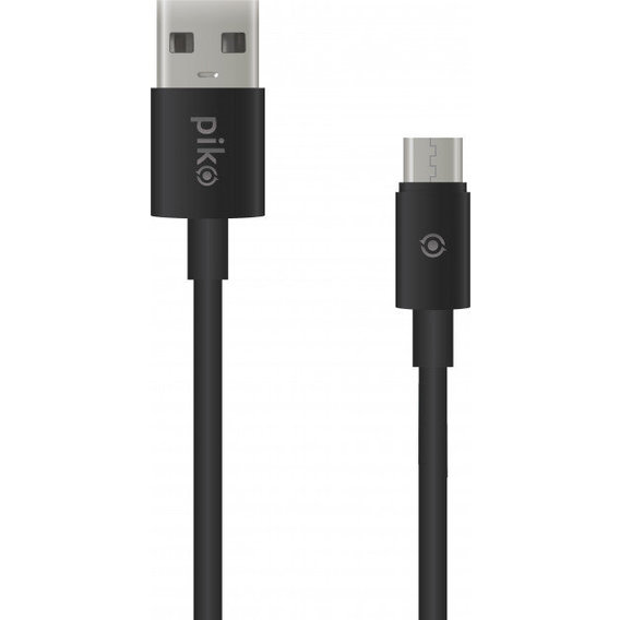 Кабель Piko USB Cable microUSB 20cm Black (CB-UM10)