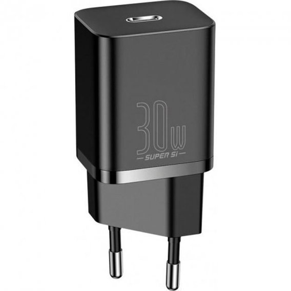 Зарядное устройство Baseus USB-C Wall Charger Super Si 30W Black (CCSUP-J01)