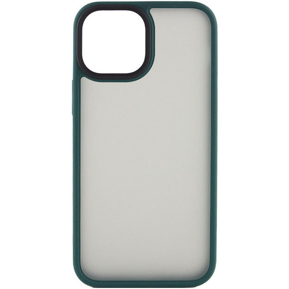 Аксессуар для iPhone Mobile Case TPU+PC Metal Buttons Green for iPhone 13 mini