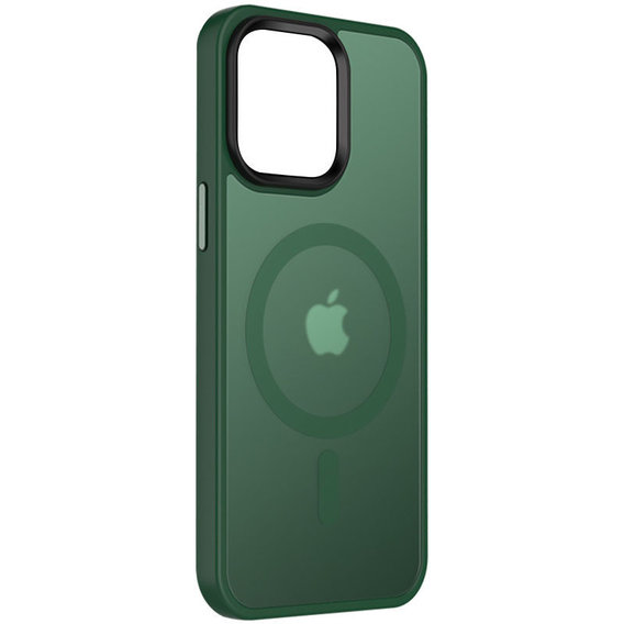 Аксессуар для iPhone Mobile Case TPU+PC Metal Buttons with MagSafe Colorful Green for iPhone 14