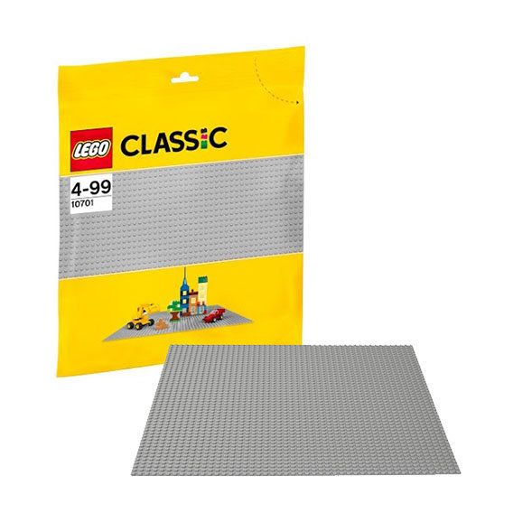 LEGO Строительная пластина серого цвета (10701)