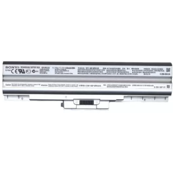 Батарея для ноутбука Sony VAIO VGP-BPS13 VGN-FW 11.1V Silver 4400mAh OEM