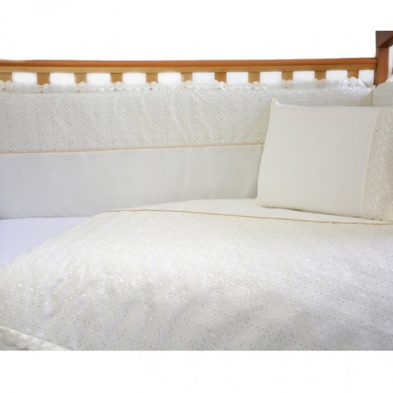 Защитный бортик для кроватки Верес Cream Ivy (4ед.) (154.1.06)