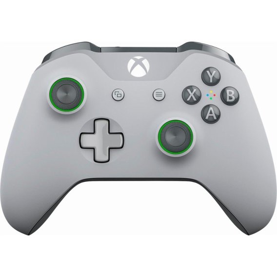 Игровой джойстик Microsoft Xbox One S Wireless Controller, Grey/Green (WL3-00060)