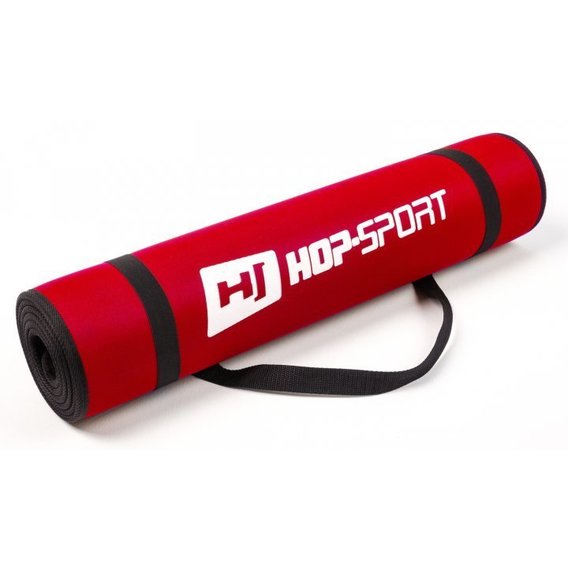 Коврик для фитнеса Hop-Sport HS 2256 black/red 180x60 см красный