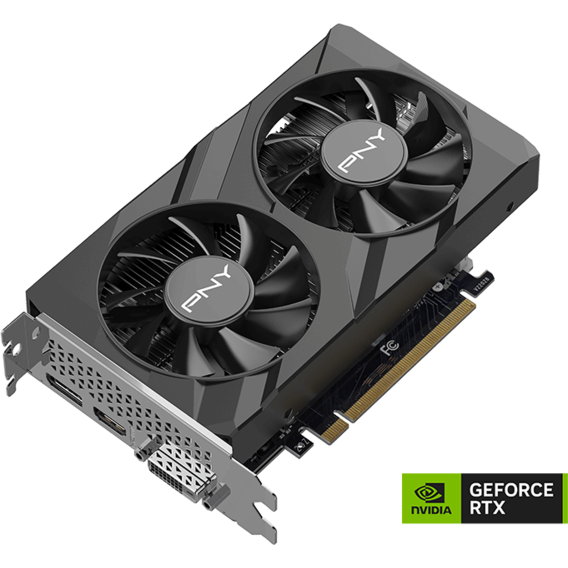 Відеокарта PNY GeForce RTX 3050 6GB VERTO Dual Fan (VCG30506DFXPB1)