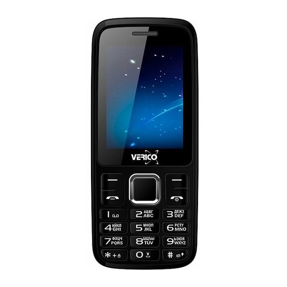 Мобильный телефон Verico B241 Black-Red (UA UCRF)