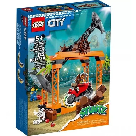 Конструктор LEGO City Stuntz Каскадерская задача «Нападение Акулы» (60342)