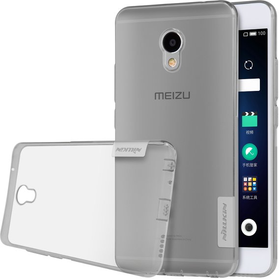 Аксессуар для смартфона Nillkin Nature TPU Gray for Meizu M3E