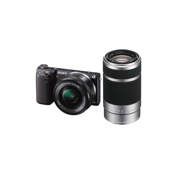 Sony NEX-5T Kit 16-50mm + 55-210mm Black (UA)