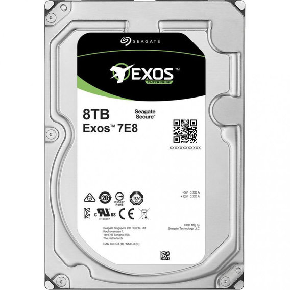 Внутренний жесткий диск Seagate Exos 7E8 SATA 8 TB (ST8000NM000A)