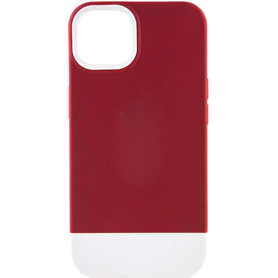 Аксессуар для iPhone Mobile Case TPU+PC Bichromatic Wine / White for iPhone 12 Pro Max