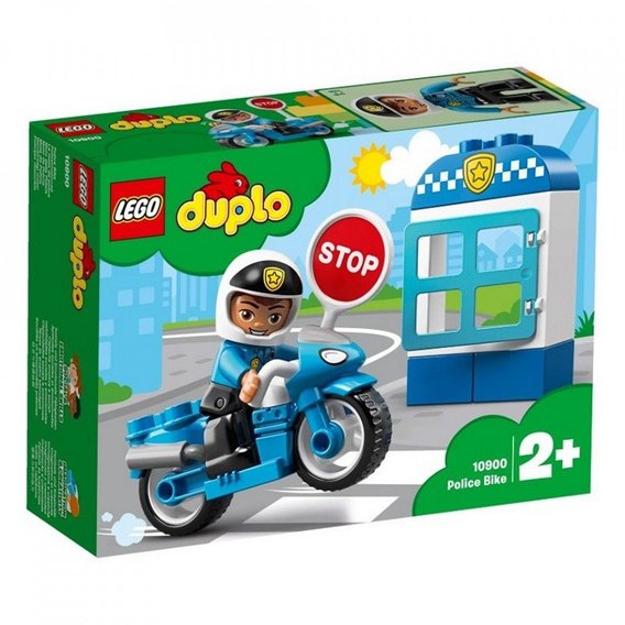 Конструктор LEGO DUPLO Полицейский мотоцикл (10900)