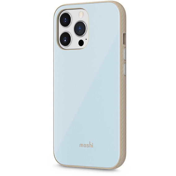 Аксессуар для iPhone Moshi iGlaze Slim Hardshell Case Adriatic Blue (99MO132522) for iPhone 13 Pro