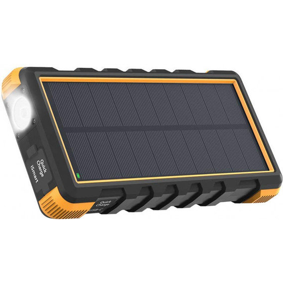 Внешний аккумулятор RavPower Power Bank Outdoor Solar Charger 25000mAh Black/Orange (RP-PB092)