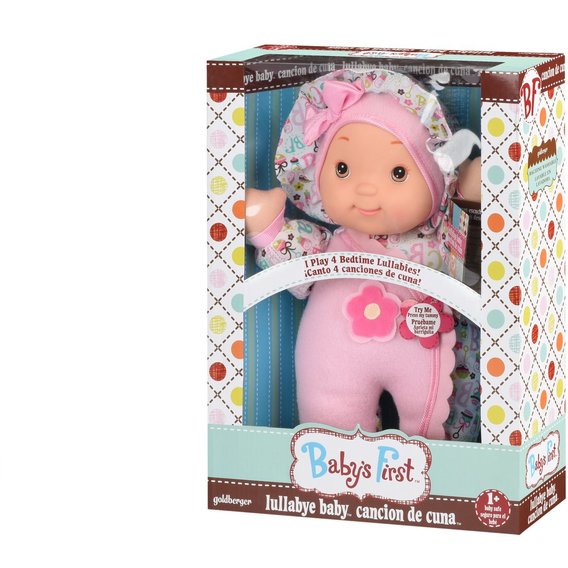 Кукла Baby’s First Lullabye Baby розовый (71290-1)