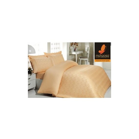 Комплект постельного белья Mariposa Natural Life beige V4 бамбук жаккард Tencel 2(160х220)