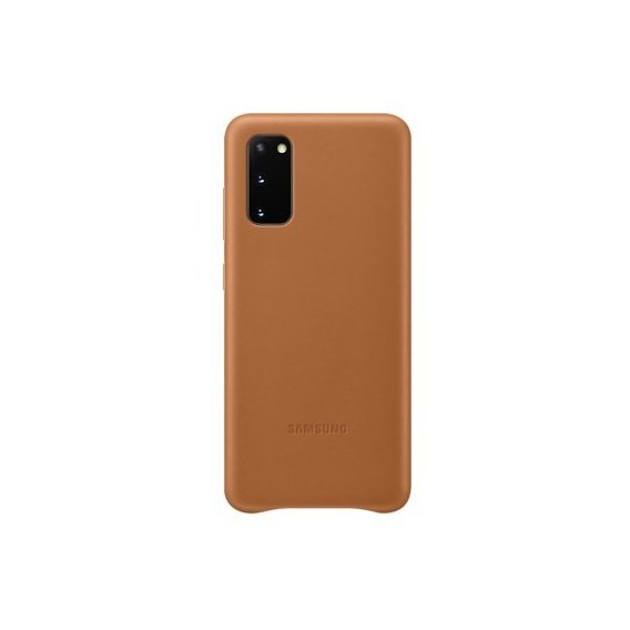 Аксессуар для смартфона Samsung Leather Cover Brown (EF-VG980LAEGRU) for Samsung G980 Galaxy S20