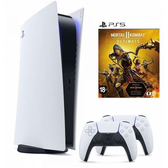 Игровая приставка Sony PlayStation 5 + DualSense Wireless Controller + Mortal Kombat 11 Ultimate
