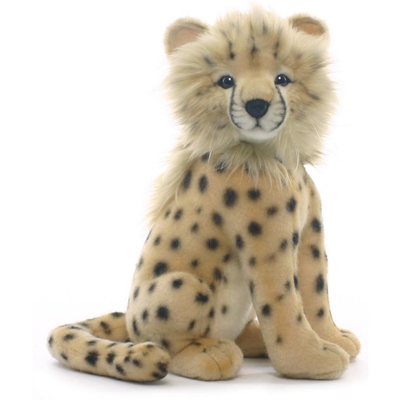 Мягкая игрушка Hansa Малыш гепарда, который сидит, 32 см
