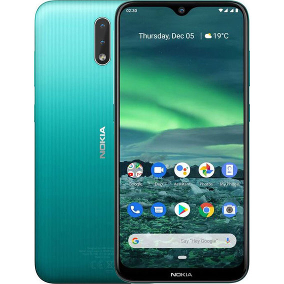 Смартфон Nokia 2.3 2/32Gb Dual Cyan Green (UA UCRF)