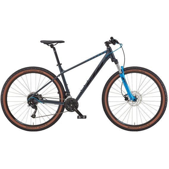 Велосипед Велосипед KTM CHICAGO 271 рама М/43, серый (черно/синий) 2022/2023