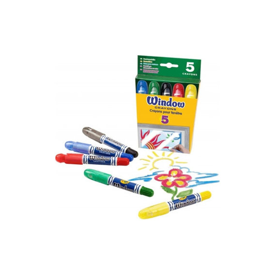 Crayola Восковые мелки для рисования на стекле 52-9765