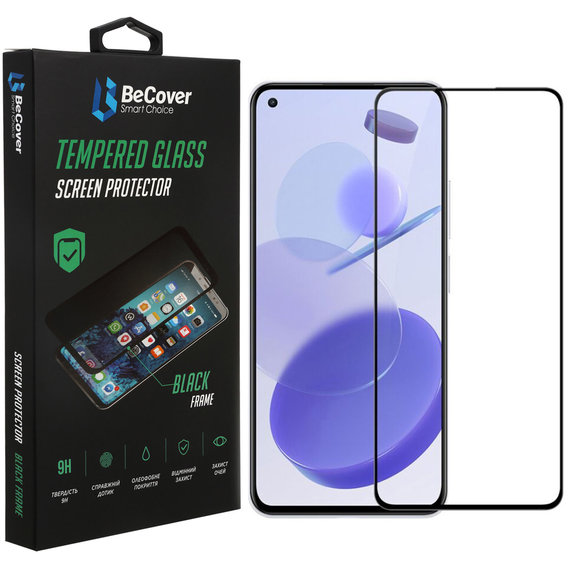 Аксессуар для смартфона BeCover Tempered Glass Black for Xiaomi Mi 11 Lite / Mi 11 Lite 5G (706909)