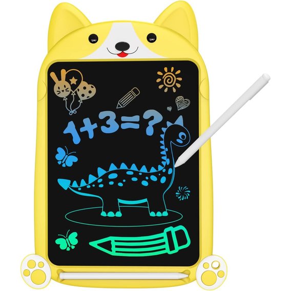 Графический планшет для рисования Lunatik с LCD экраном 10" Котик (LN10K-CY)