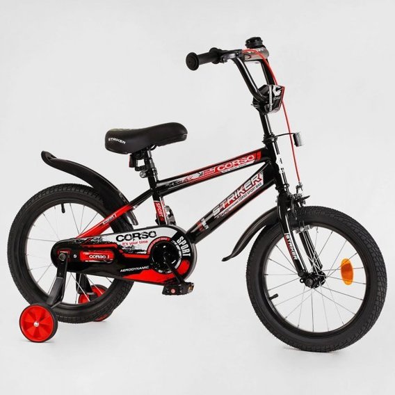 Велосипед CORSO STRIKER EX - 16128 (черно-красный)