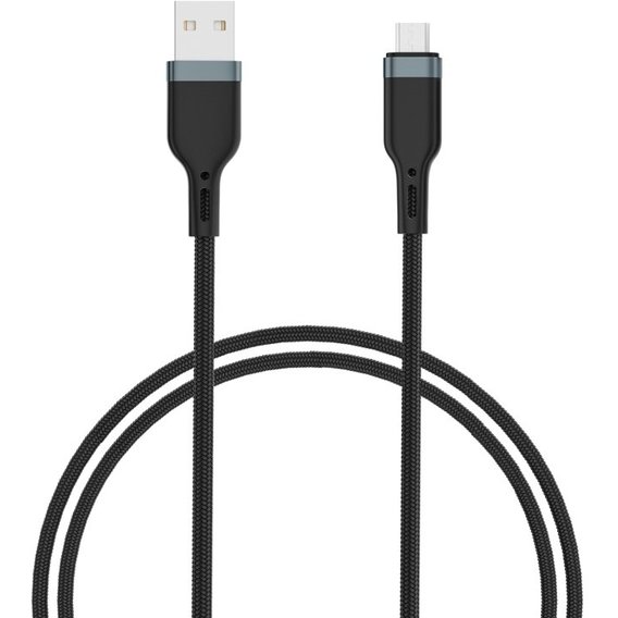 Кабель WIWU USB Cable to microUSB Platinum Charger 2m Black (PT03)