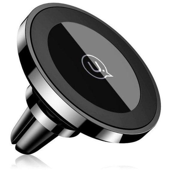 Держатель и док-станция Usams Car Holder Magnetic Air Vent Quick Charge Black (US-CD44)
