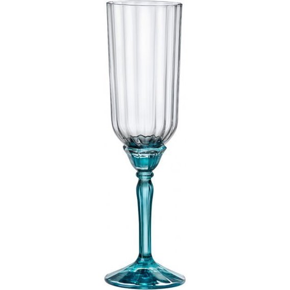 Бокал Bormioli Rocco Florian Lucent Blue для шампанского 6х210 мл (199421BCG021990)