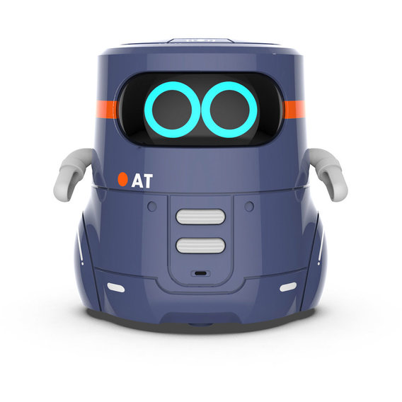 Умный робот с сенсорным управлением и обучающими карточками - AT-ROBOT 2 (темно-фиолетовый, озвуч.укр) (AT002-02-UKR)