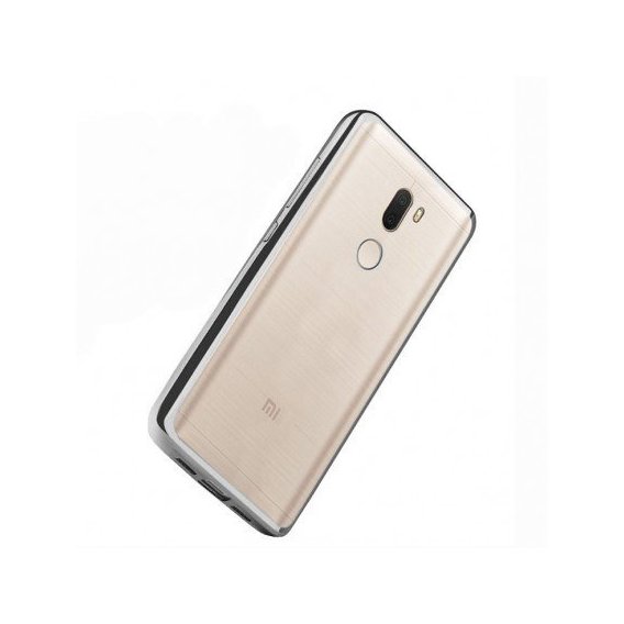 Аксессуар для смартфона TPU Case with Glossy Bumper Silver for Xiaomi Mi5s Plus