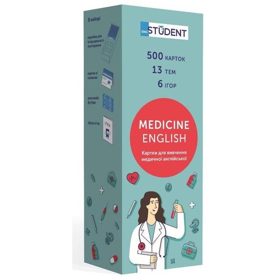 Medical English. Картки для вивчення медичної англійської