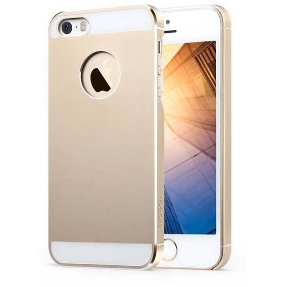 Аксессуар для iPhone iBacks Aluminium Essence-2 Gold for iPhone SE/5S