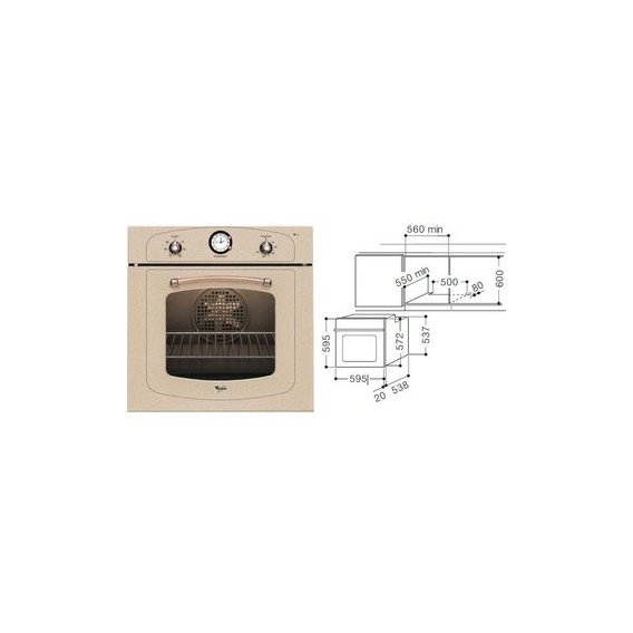 Духовой шкаф электрический Whirlpool AKP 288 AE