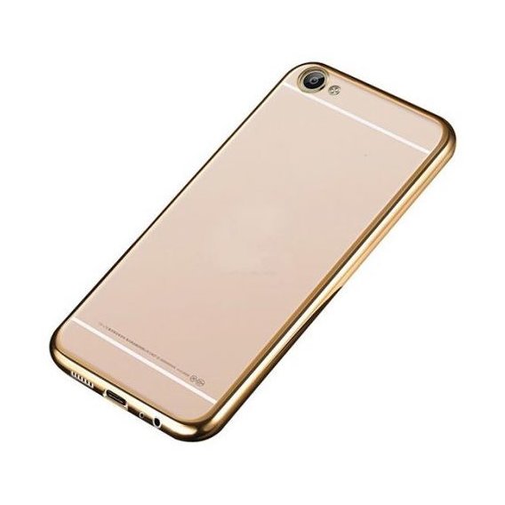 Аксессуар для смартфона TPU Case with Glossy Bumper Gold for Meizu U20
