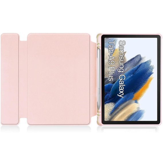 Аксессуар для планшетных ПК BeCover Case Rotatable Pink for Samsung Galaxy Tab A9 Plus SM-X210/SM-X215/SM-X216 (710339)