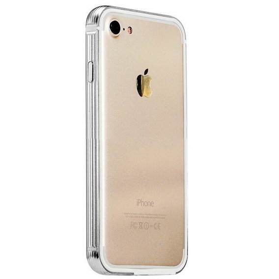 Аксессуар для iPhone COTEetCI Aluminum + TPA Silver (CS7001-TS) for iPhone SE 2020/iPhone 8/iPhone 7