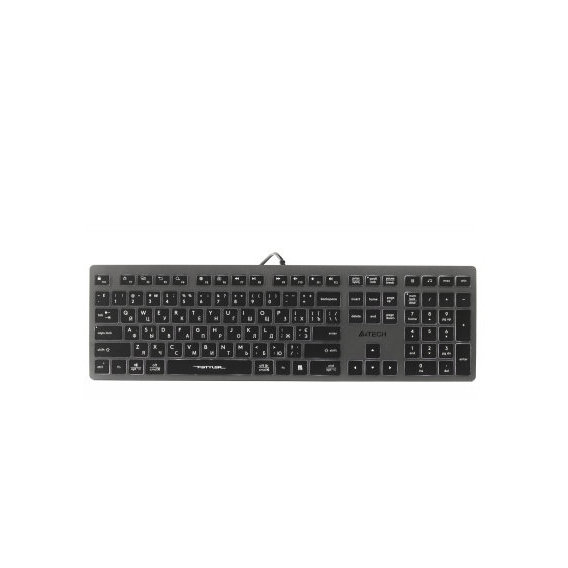 Клавіатура A4Tech FX60H Grey White Backlit