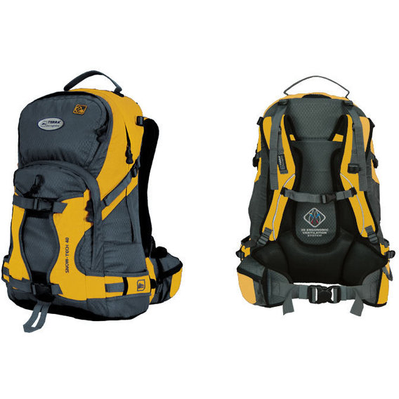 Рюкзак Terra Incognita Snow-Tech 30 (жёлтый/серый)
